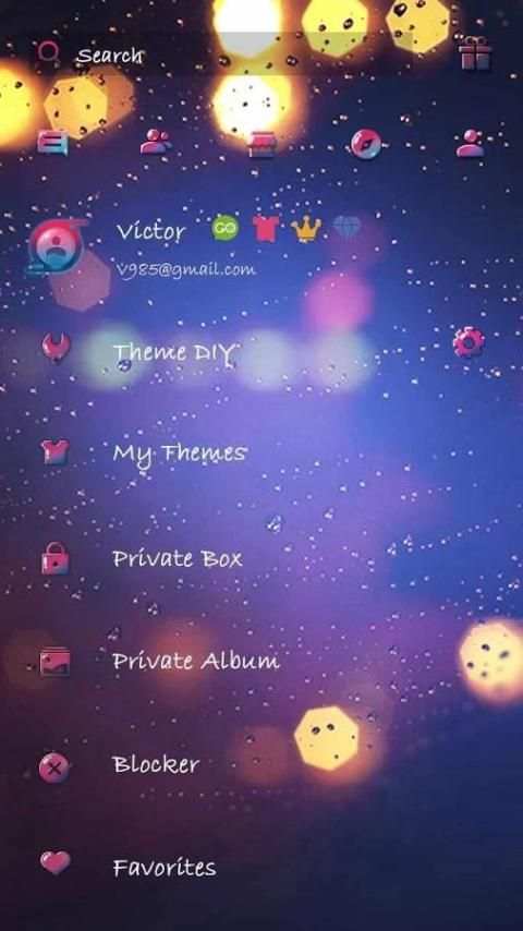 (FREE) GO SMS FEEL THEME स्क्रीनशॉट 1