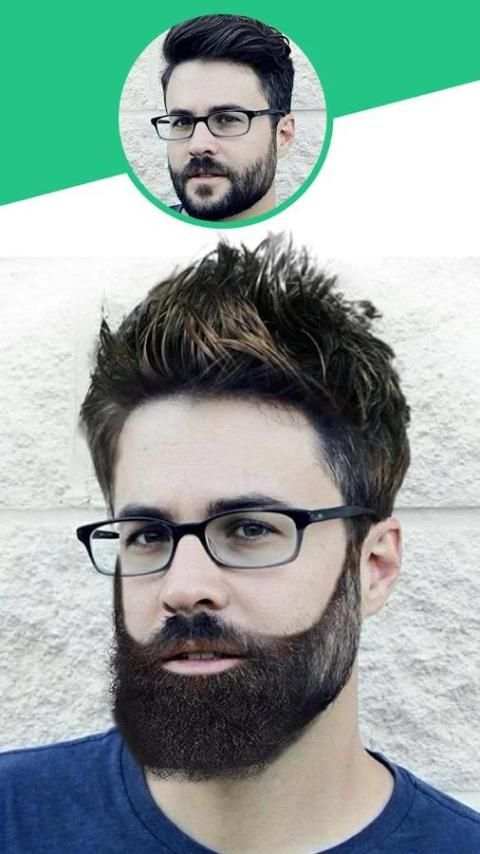 Man HairStyle Mustache Editor скриншот 4