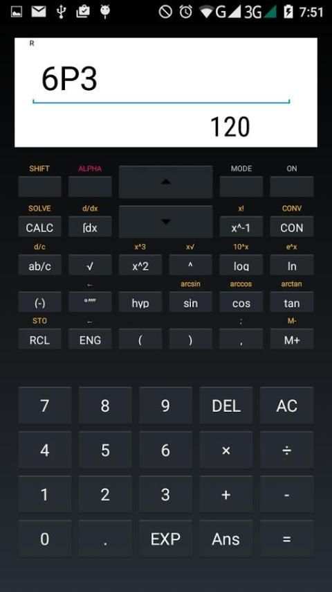 My calculator fx-570MS स्क्रीनशॉट 3