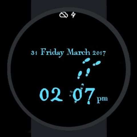 Foott Print Watch Face screenshot 7