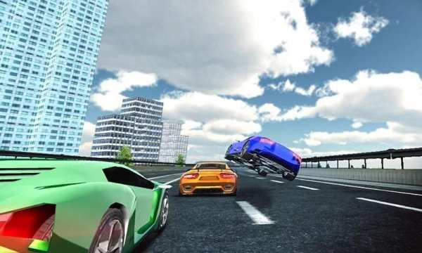 Airborne Car Racing screenshot 5