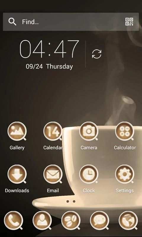 Solo Launcher Coffee स्क्रीनशॉट 2