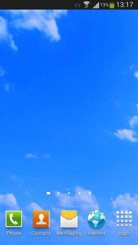 Blue Sky Live Wallpaper HD 3 скриншот 7