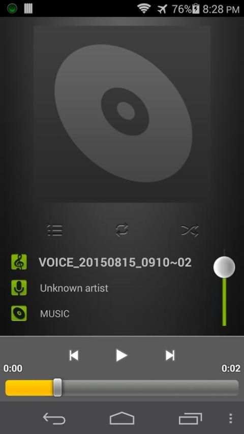 Stock Music Player with extras स्क्रीनशॉट 2