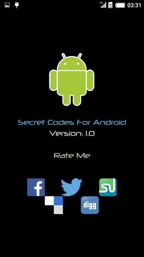 Secret Codes for Android स्क्रीनशॉट 1