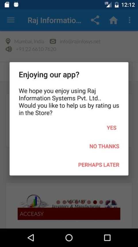 Raj Information Systems स्क्रीनशॉट 1