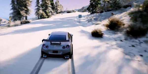GTR Driving Nissan Winter screenshot 5