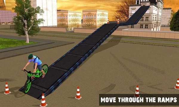 Rooftop BMX Bicycle Stunts screenshot 12
