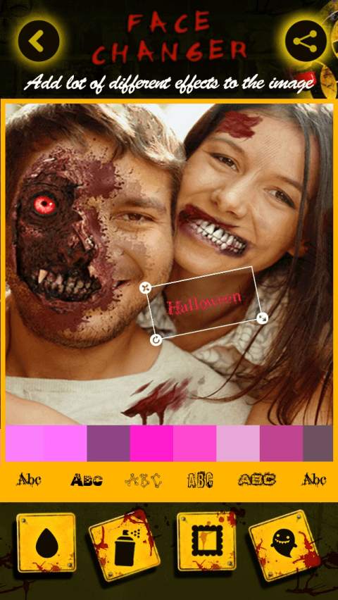 Halloween Face Changer скриншот 3
