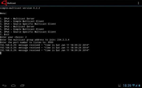 Simple Multicast скриншот 5