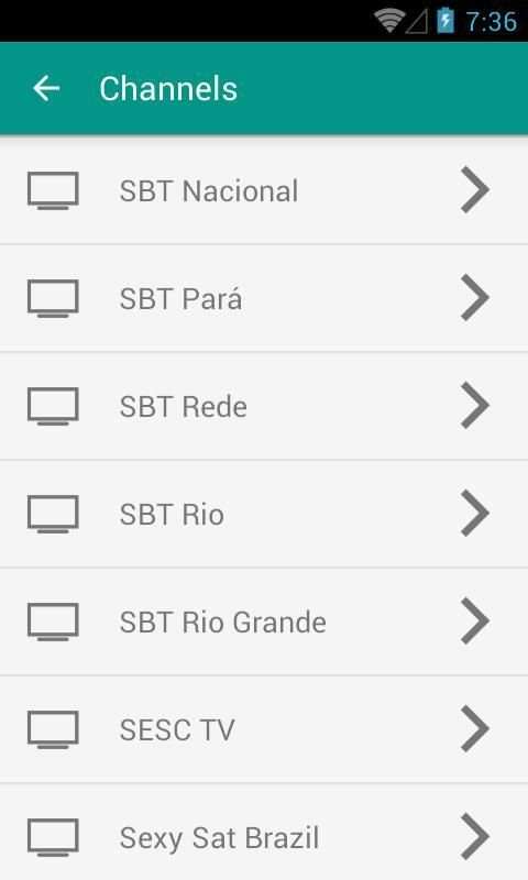 Brazil TV Channels स्क्रीनशॉट 1