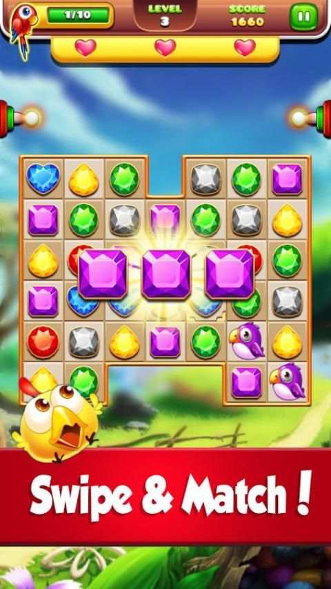Bird Rescue - Match 3 Puzzle скриншот 3