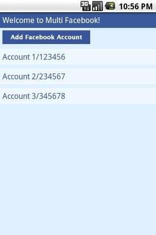 Multi Facebook скриншот 2