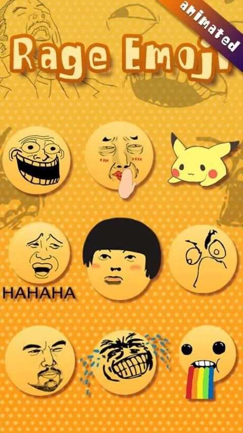 GO Keyboard Sticker Rage Emoji स्क्रीनशॉट 6