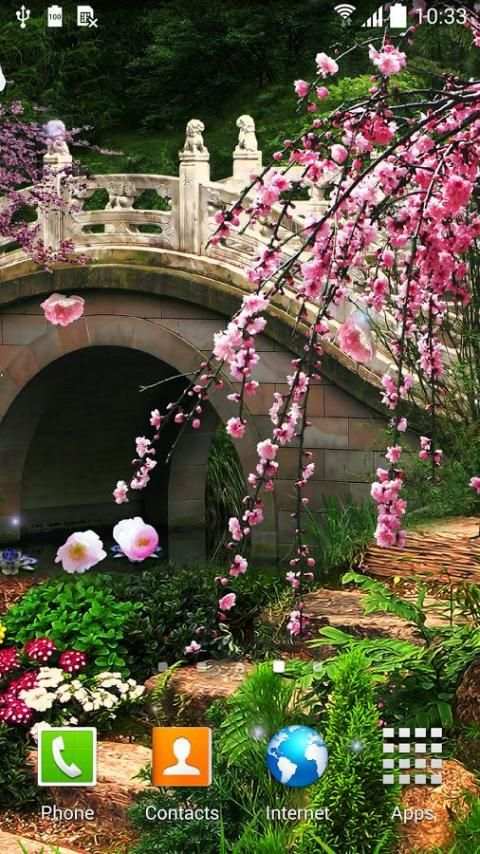 Sakura Live Wallpaper स्क्रीनशॉट 2