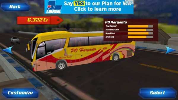 Bus Telolet Racing 3D स्क्रीनशॉट 3