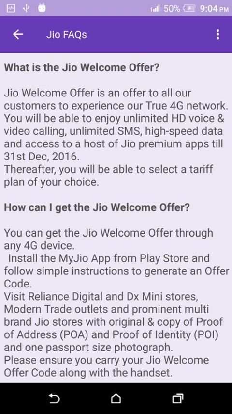 How to get Jio sim स्क्रीनशॉट 1