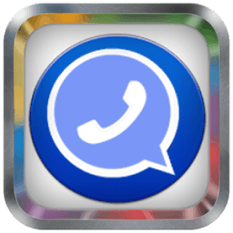 ikon واتس اب ازرق بللس