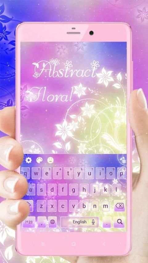 Floral Abstract-Keyboard скриншот 6