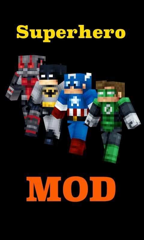 Superhero mod for Minecraft PE screenshot 1