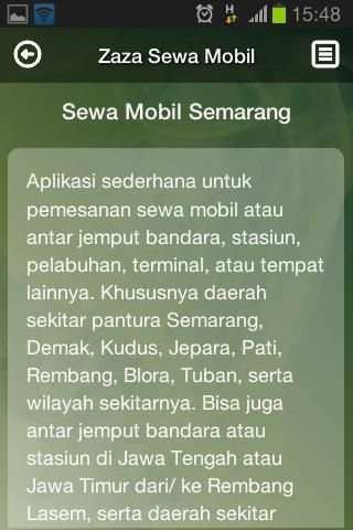 Rental Mobil Semarang screenshot 2