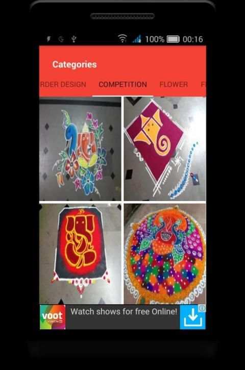 300+ Creative Rangoli Designs скриншот 2