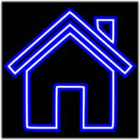 Blue Neon Free Theme