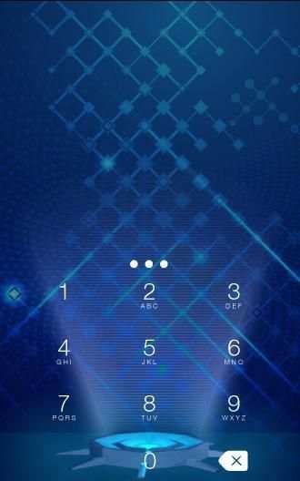 Hologram CM Security Theme screenshot 1