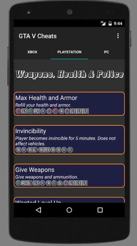 Cheat Codes for GTA 5 screenshot 3