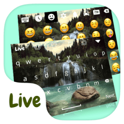 Waterfall Live Keyboard Theme आइकन