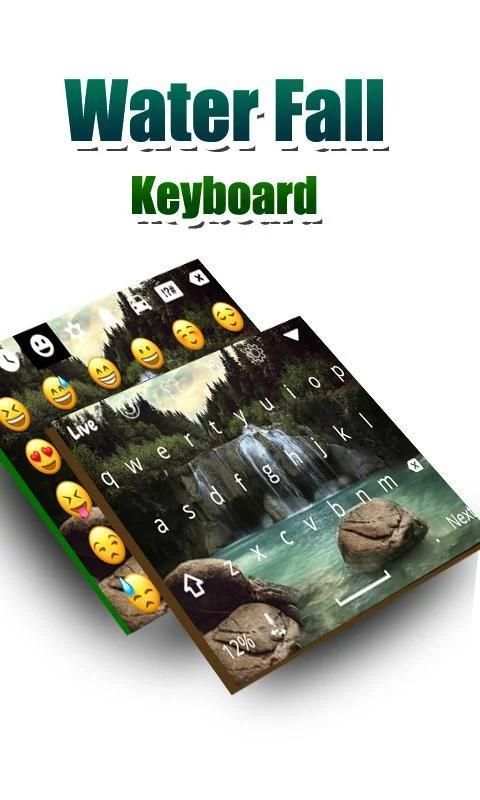 Waterfall Live Keyboard Theme screenshot 3