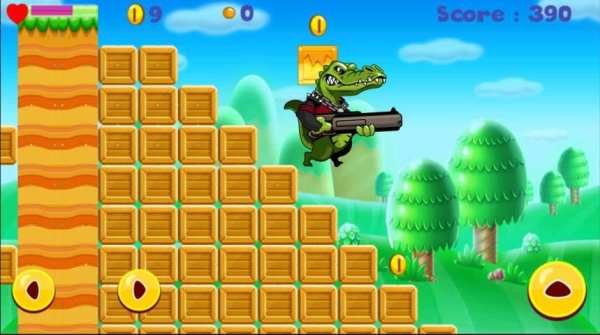 Angry Croco Jungle Adventure скриншот 4