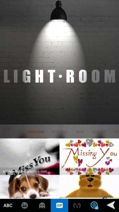Light Room Kika Keyboard screenshot 1