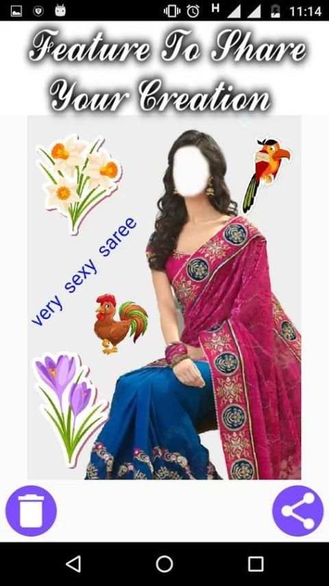 Women Saree Fashion Montage screenshot 2