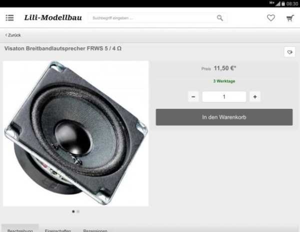 Lili-Modellbau screenshot 1