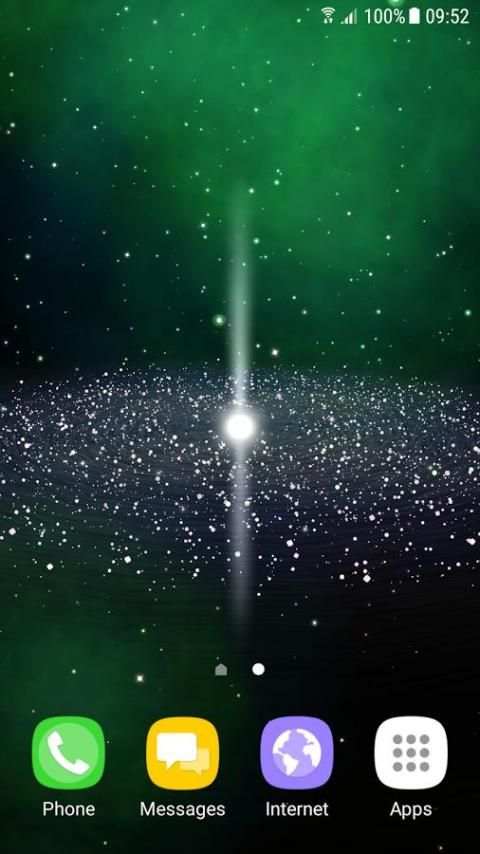 Galaxy 3D Live Wallpaper स्क्रीनशॉट 1