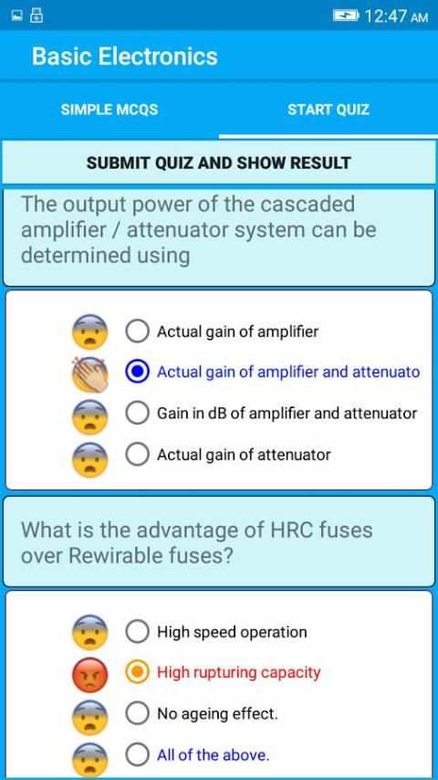 ELECTRICAL MCQs скриншот 2