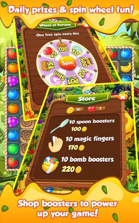 Fruit Crush - Sam's Adventure screenshot 1