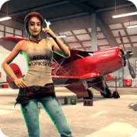 Airplane Mechanic Garage Sim