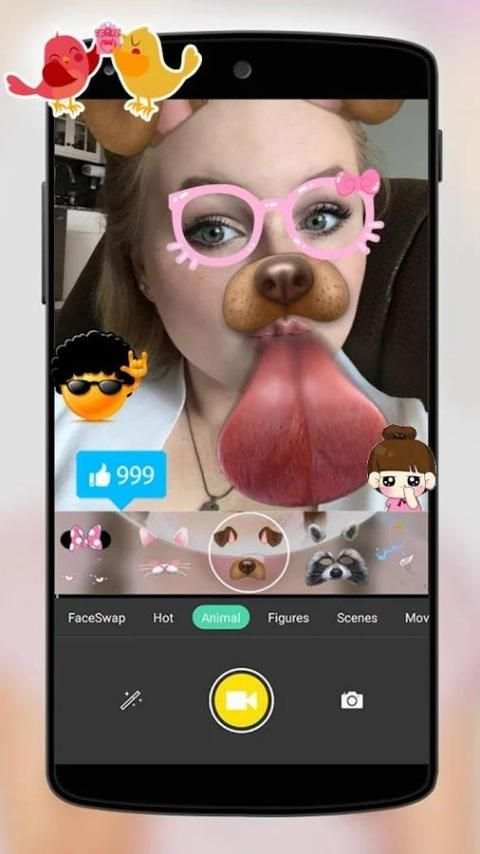 Candy Selfie Photo Snapchat स्क्रीनशॉट 2