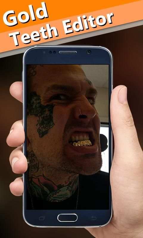 Gold Teeth Photo Editor screenshot 1