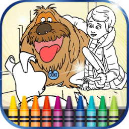ikon Life of Secret Pets Coloring