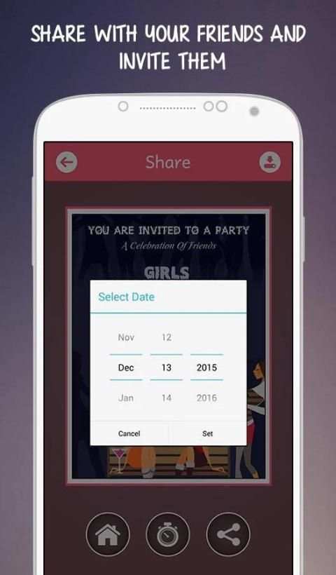 Kitty Party Invitations скриншот 2