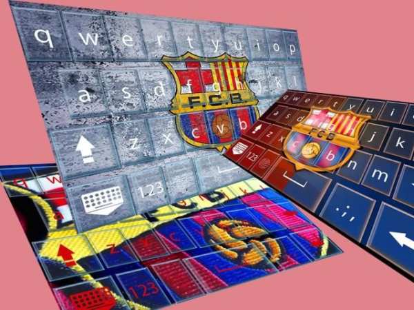 FC Barcelona Keyboard themes screenshot 1