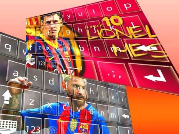 FC Barcelona Keyboard themes screenshot 2