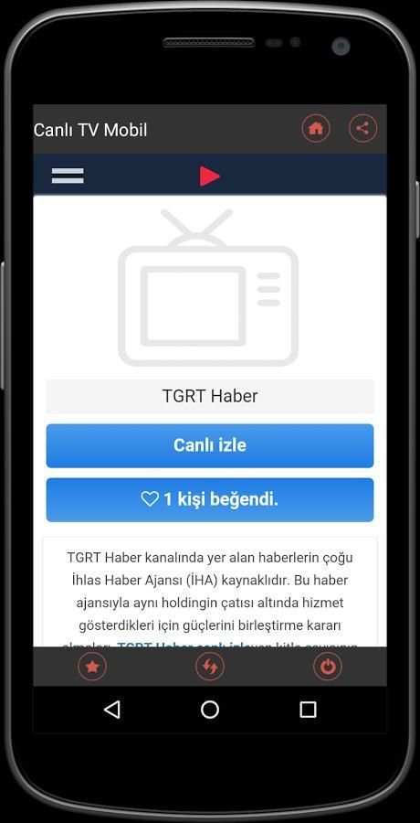 Canlı Tv Mobil screenshot 1