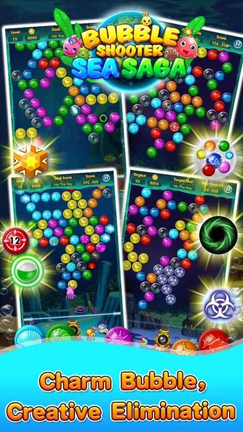 BubbleSeaSaga screenshot 1