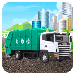 Truk Sampah Simulator Game أيقونة