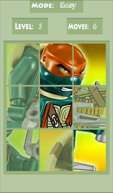 Turtle Puzzle Ninja Kids screenshot 2