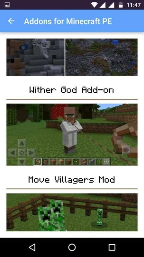 Addons for Minecraft PE screenshot 2